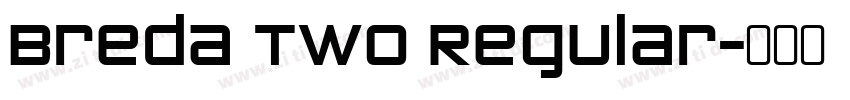 Breda Two Regular字体转换